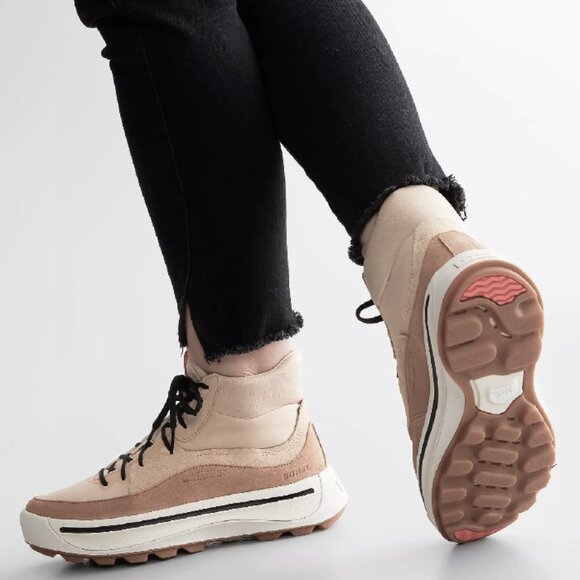 Sorel Womens Ona 503 Mid Suede Minimalist High Top Cushioned Sneaker Size 8 NWOB - Picture 1 of 9